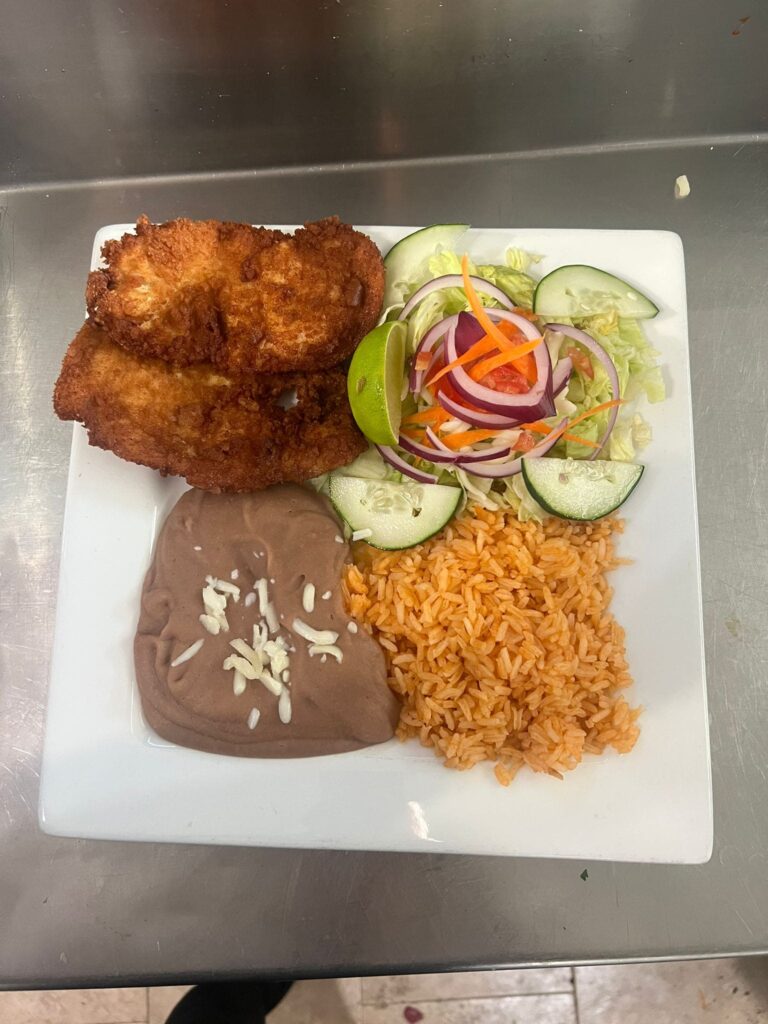 pollo empanizado